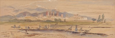 Albenga by Edward Lear